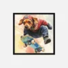 decorative painting dog