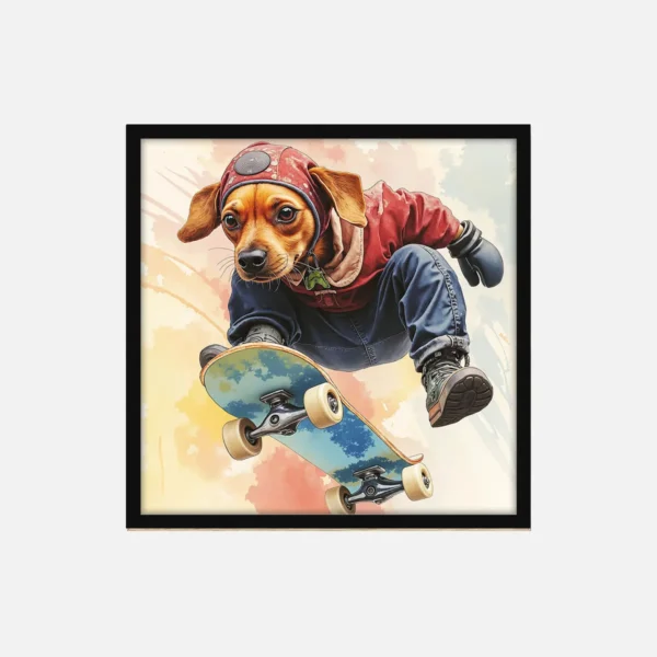decorative painting dog