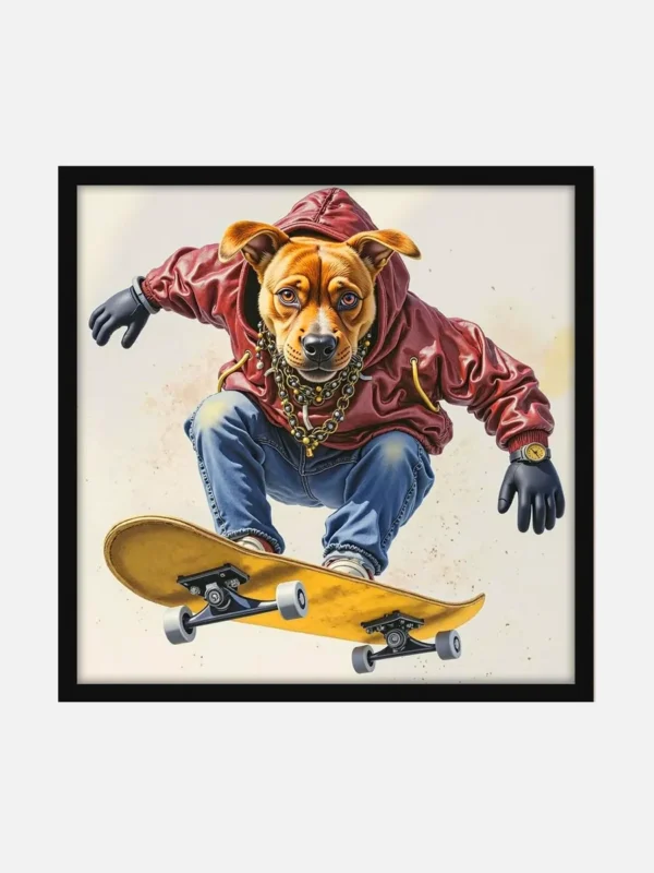 decorative painting dog