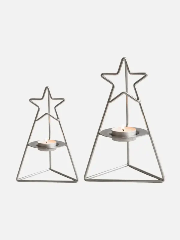 Christmas Metal Wire Candle Holder