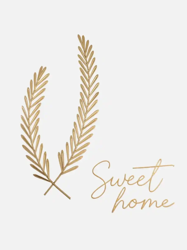 Custom Iron Wire Word Sign