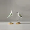Hand - painted Coastal Bird Figurines Set