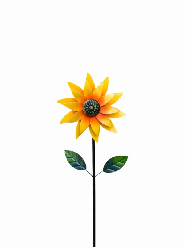 Metal Sunflower Garden Stake Metal Sunflower Garden Stake