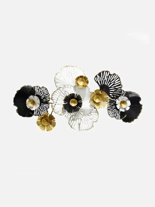 Modern Metal Flower Wall Art