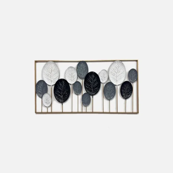 Modern Metal Leaf Wall Art
