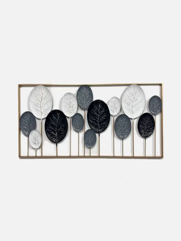 Modern Metal Leaf Wall Art