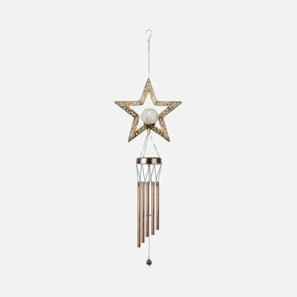 Solar - Powered Star Wind Chime