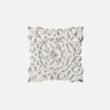 Vintage White Carved Floral Wall Decor