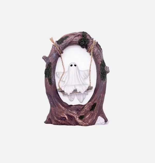Halloween Ghost Swing Resin Decor