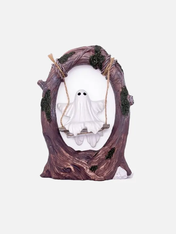 Halloween Ghost Swing Resin Decor Halloween Ghost Swing Resin Decor
