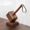 Wooden Hammer - Shaped Desk Lamp